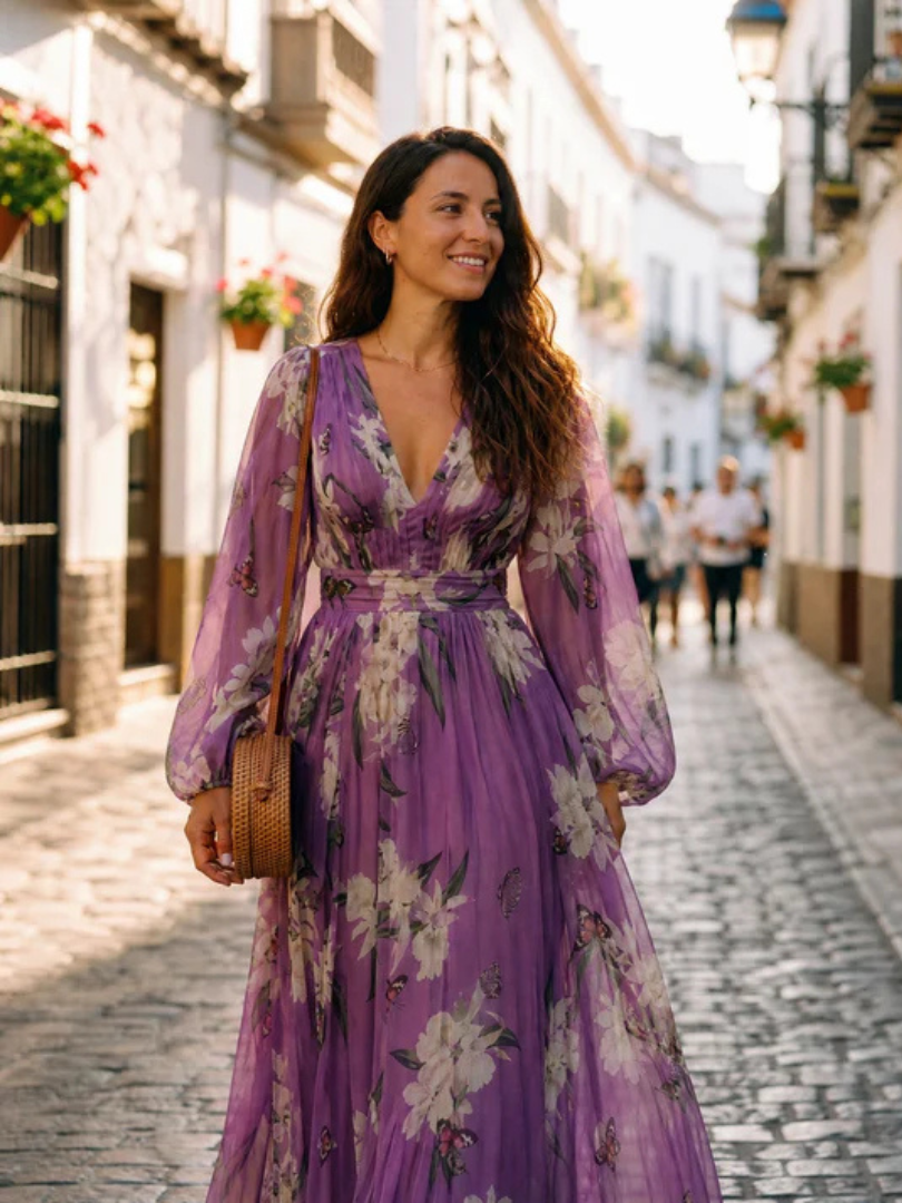 Alora™ | Women's Floral Maxi Dress