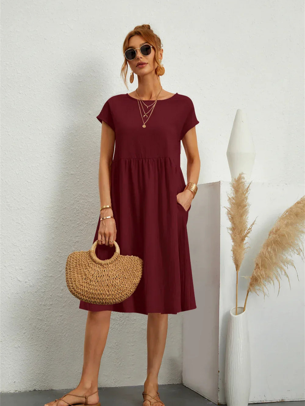 Emelda™ | Casual Summer Pocket Dress