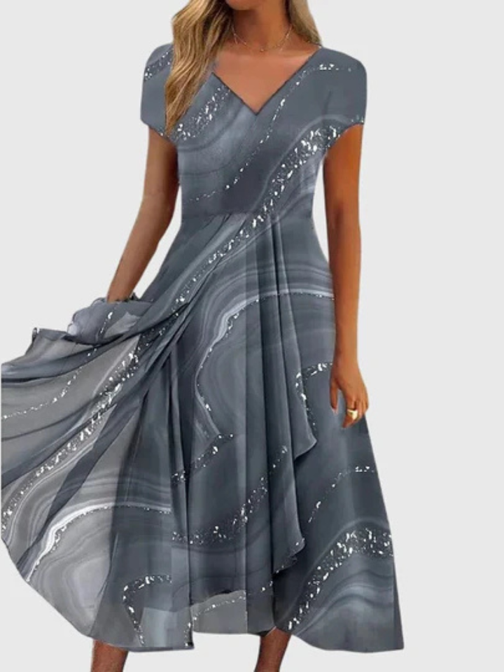 Aubrielle | Flowing Midi Dress