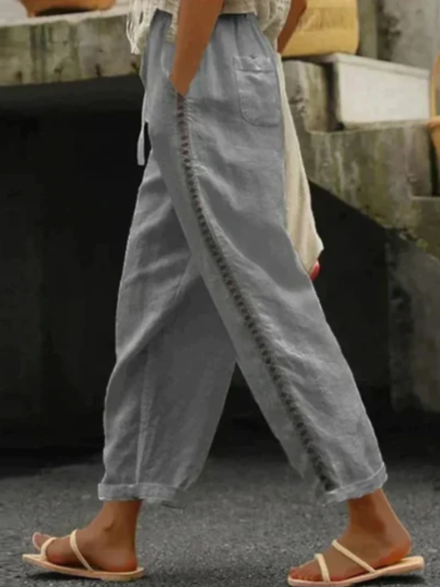 Abby | High-Waisted Tapered Trousers