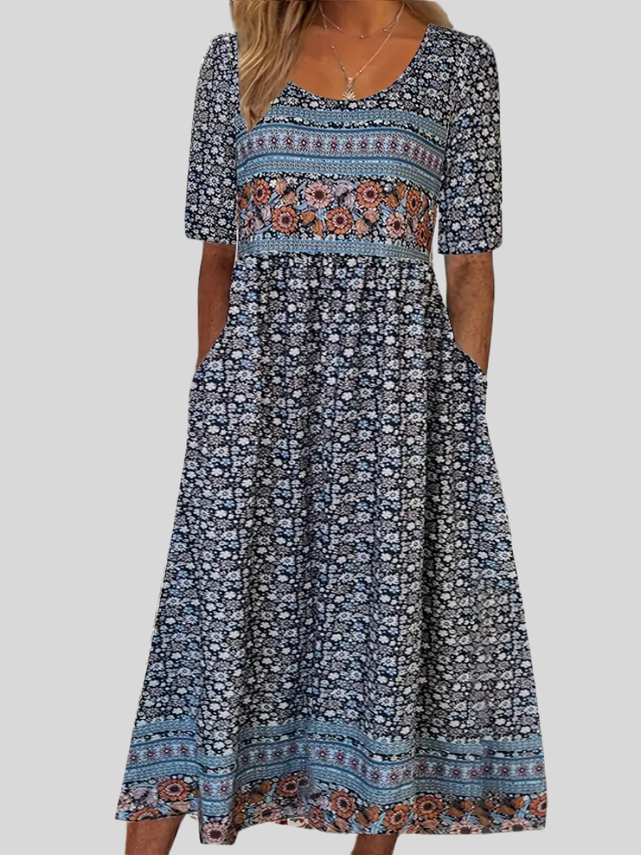 Lucy™ | Short Sleeve Loose Fit Midi