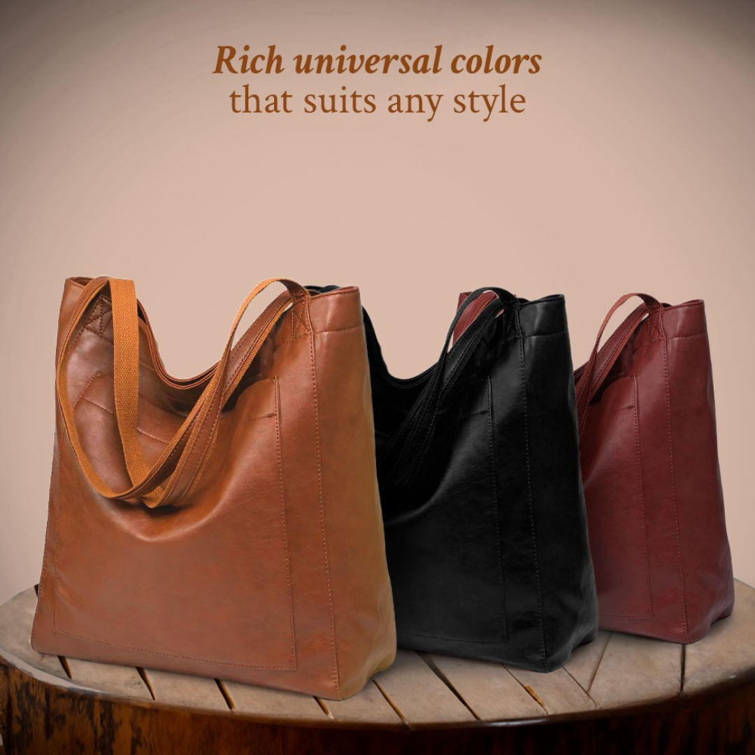 Lorena's Contemporary Elegance | Trendy Leather Handbag
