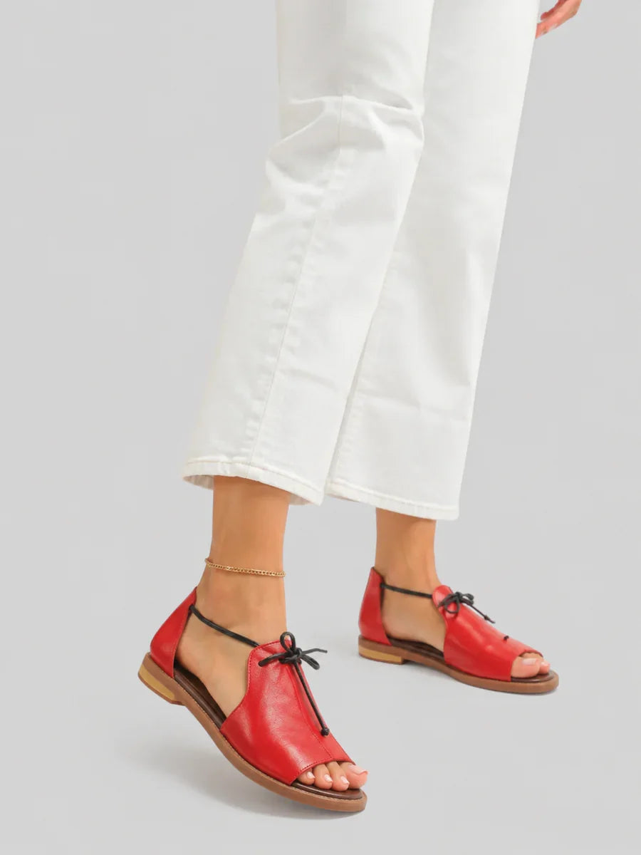 LILLIANA™ – STRAP STYLE LEATHER SANDALS