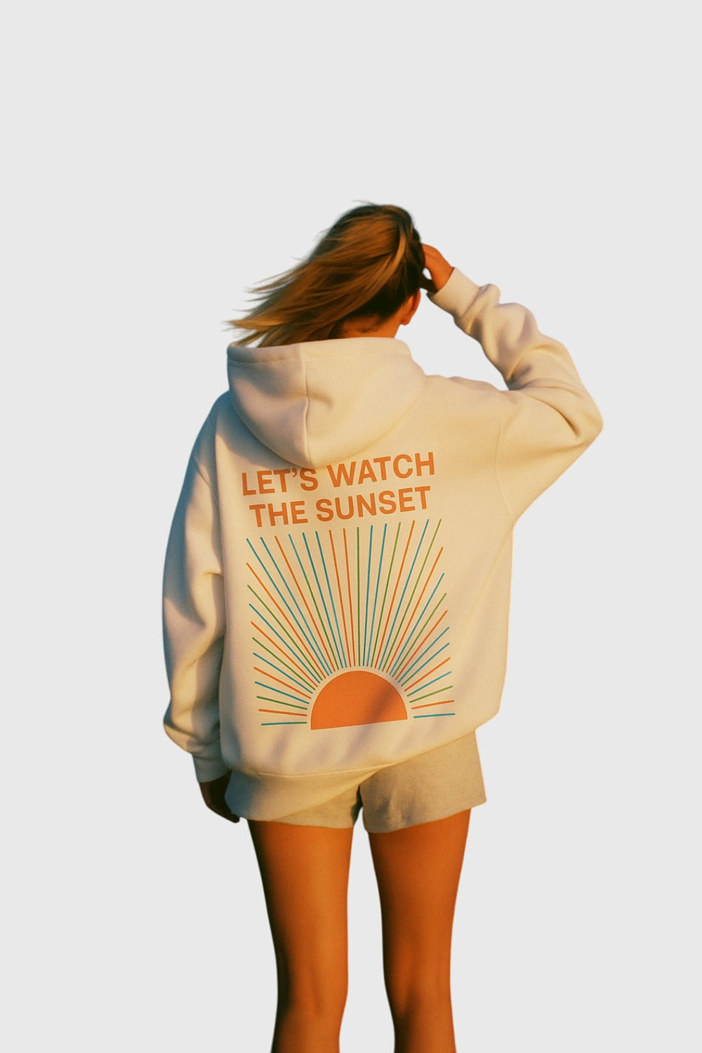 Roisin | Sunset Print Hoodie