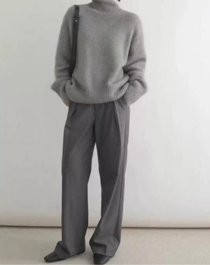 Cordelia | Turtleneck Dropped Shoulder Sweater