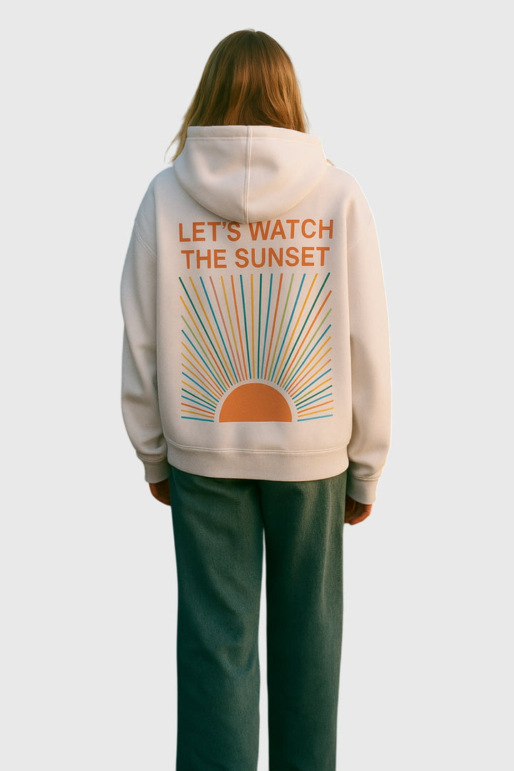 Roisin | Sunset Print Hoodie