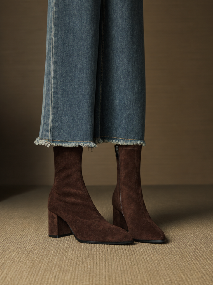 Alora Genuine Suede Boots