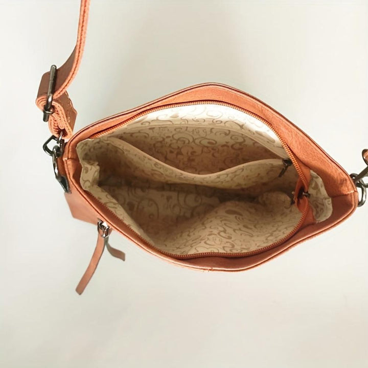 Vintage-Inspired Lena Square Crossbody Bag