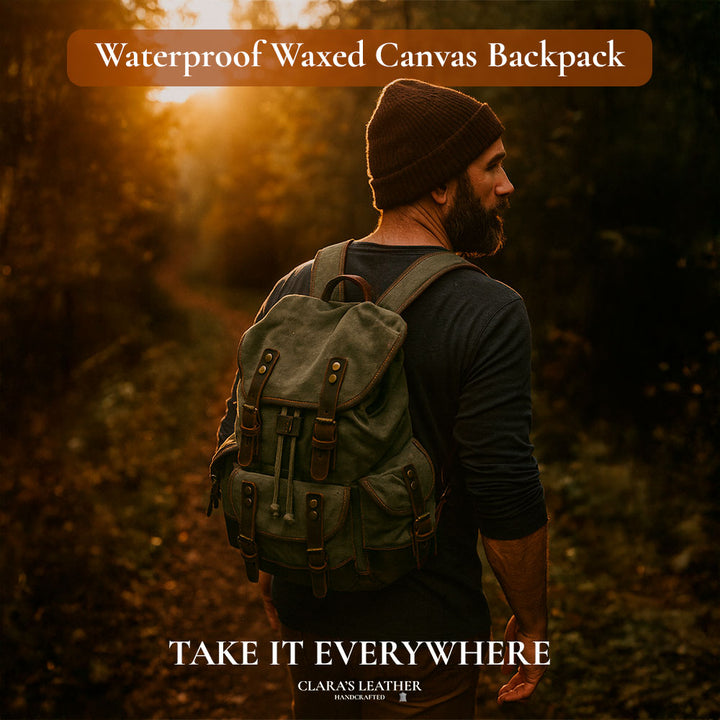 John - Durable Canvas Hiking Backpack for Adventurers