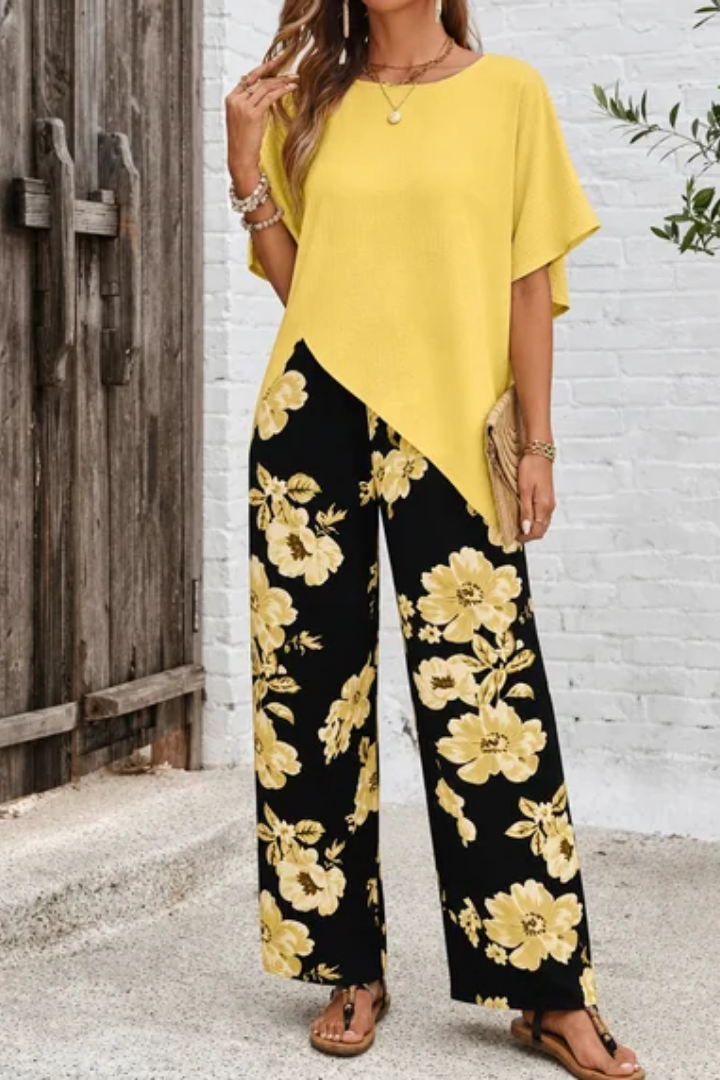 Carol™ |  Comfortable Elastic Waist Two-Piece Set