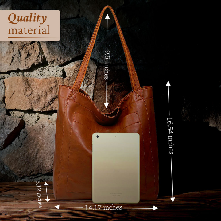 Lorena's Contemporary Elegance | Trendy Leather Handbag