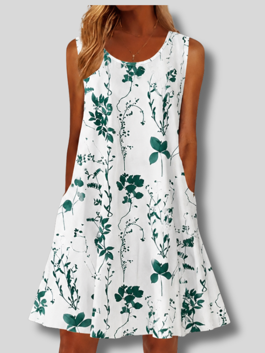 Carolyn™ | Sleeveless A-line Mini Dress