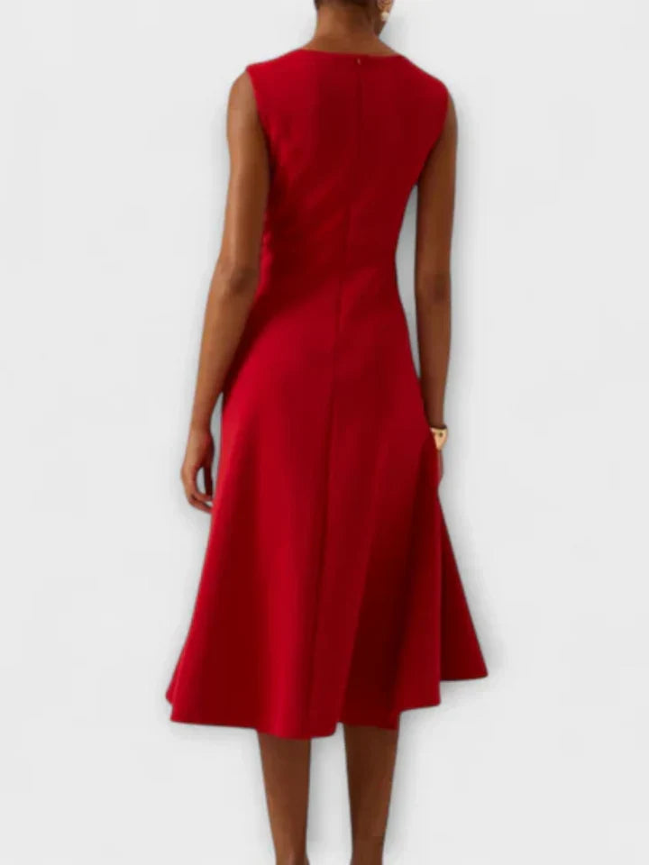 Celestina™ | Draped Waist Midi Dress