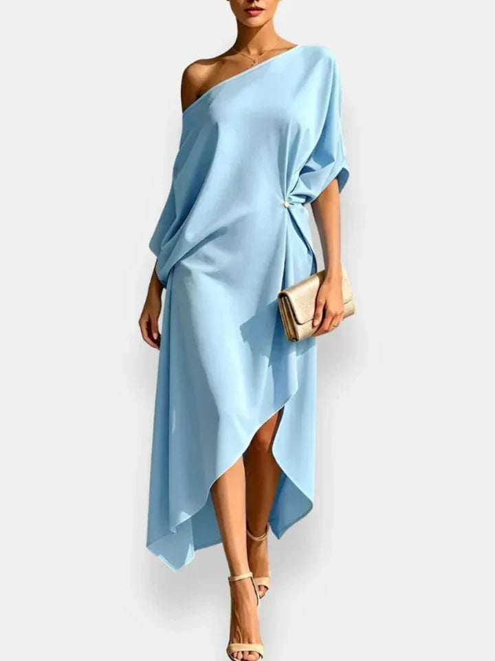 Iliana™ | Asymmetrical draped dress