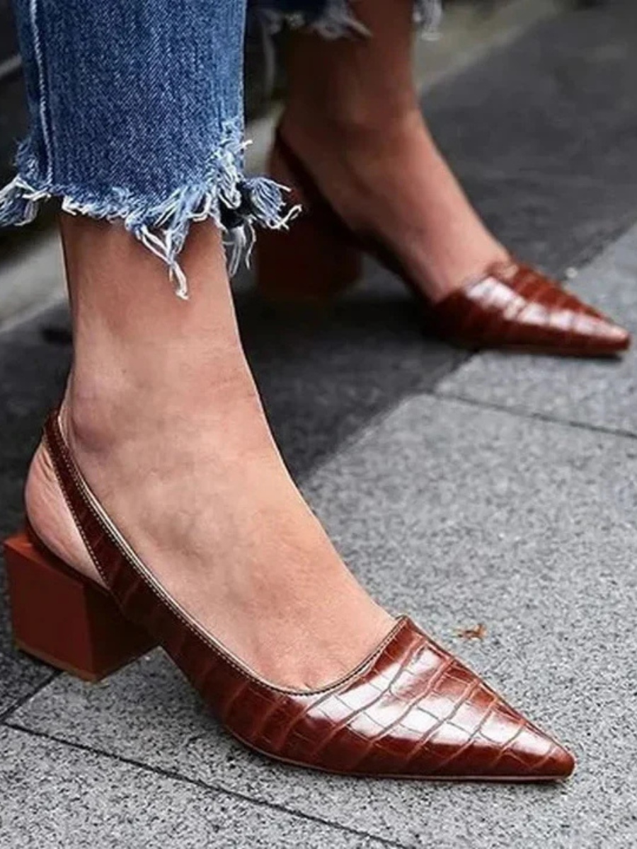 Erica | Women's Slingback Pointed Toe Heels