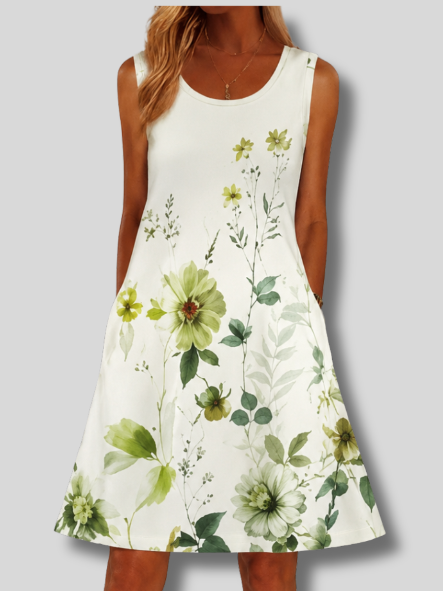Diana™ | Sleeveless A-line Mini Dress
