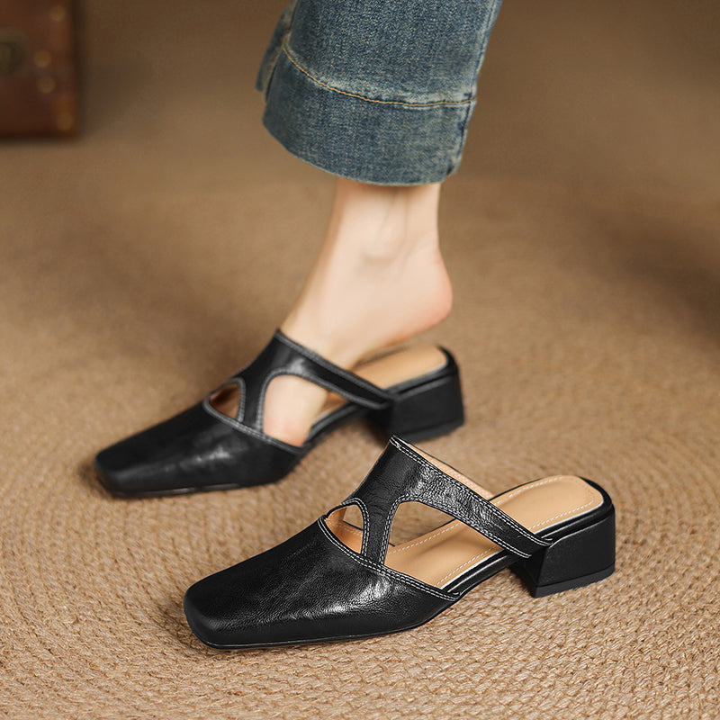 Wynne | Block-Heel Mules