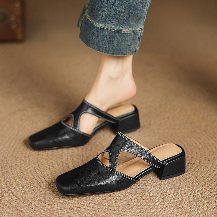Wynne | Block-Heel Mules