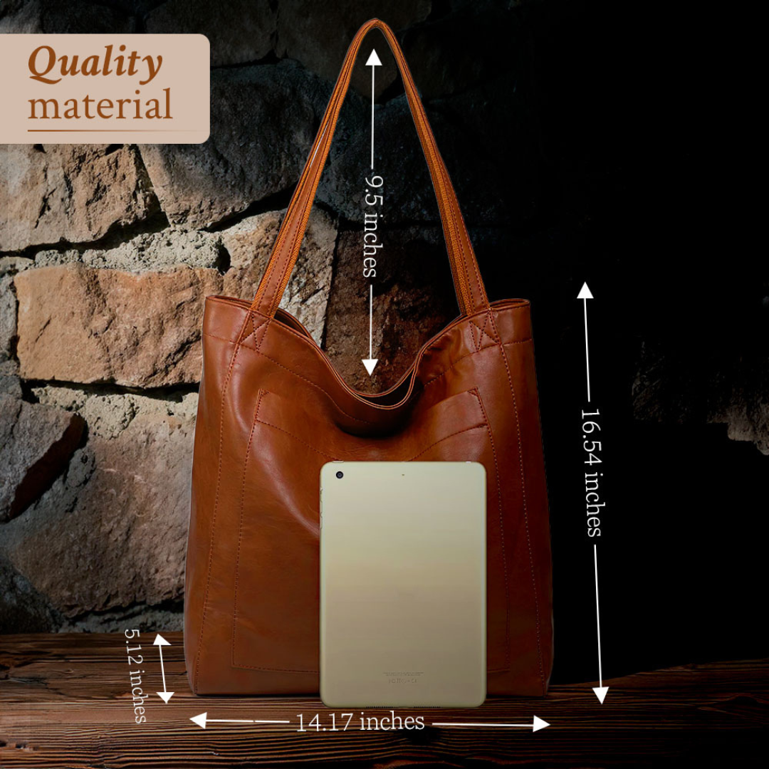 Lorena's Contemporary Elegance | Trendy Leather Handbag