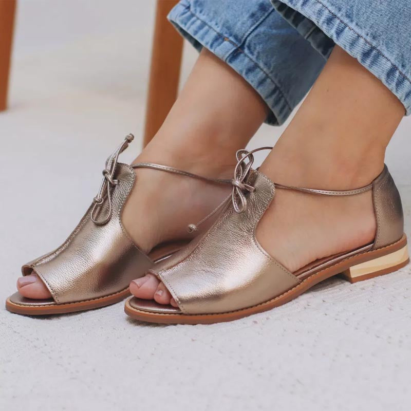 LILLIANA | STRAP-STYLE LEATHER SANDALS