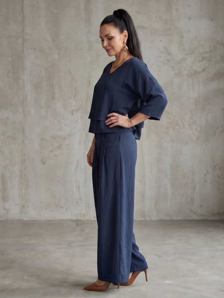 River - Layered Top Wide Leg Set