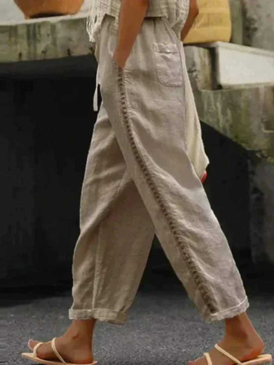 Abby | High-Waisted Tapered Trousers