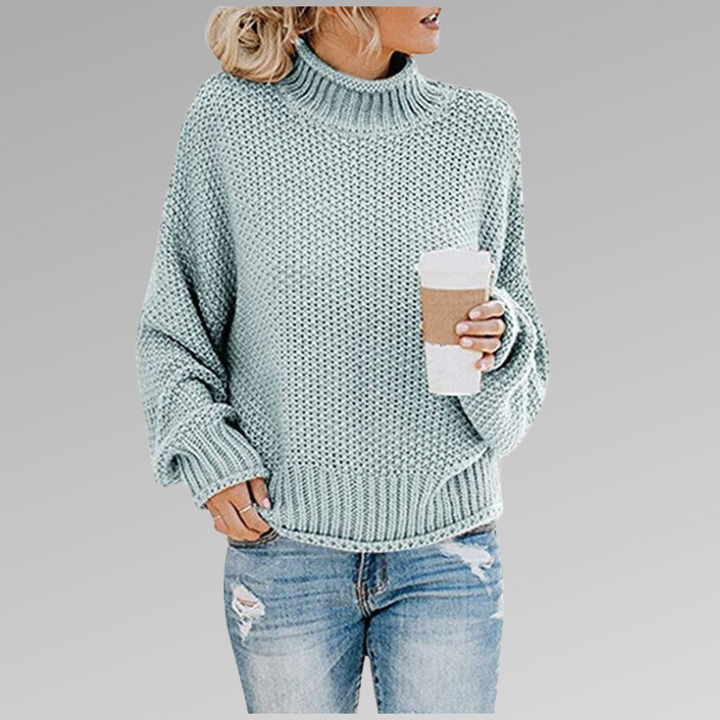 Sian | Chunky Mock-Neck Sweater