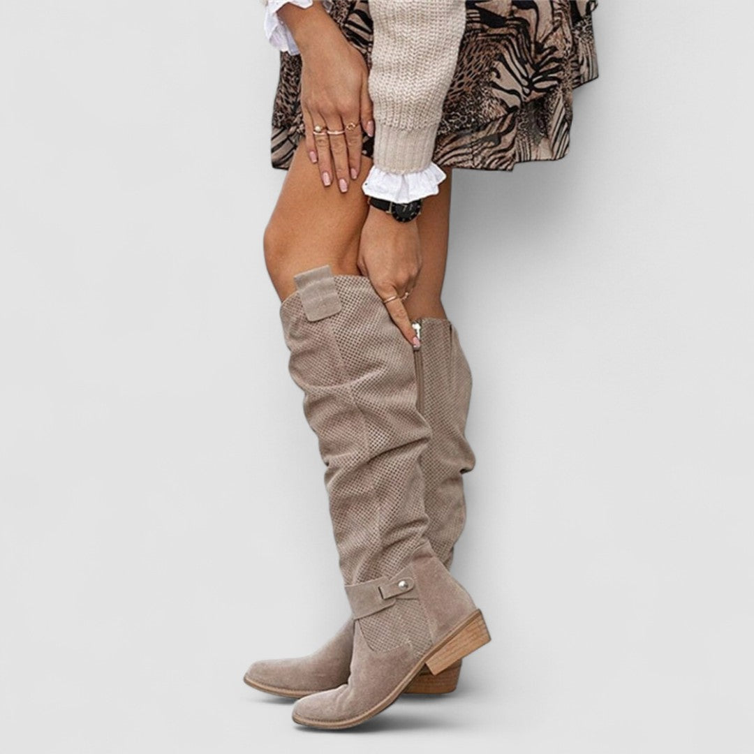 Susannah™ | Slouch Western Knee Boots