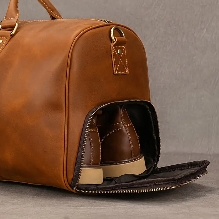 Joseph - Spacious Leather Travel Duffel