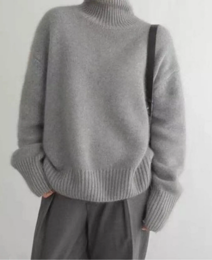 Cordelia | Turtleneck Dropped Shoulder Sweater