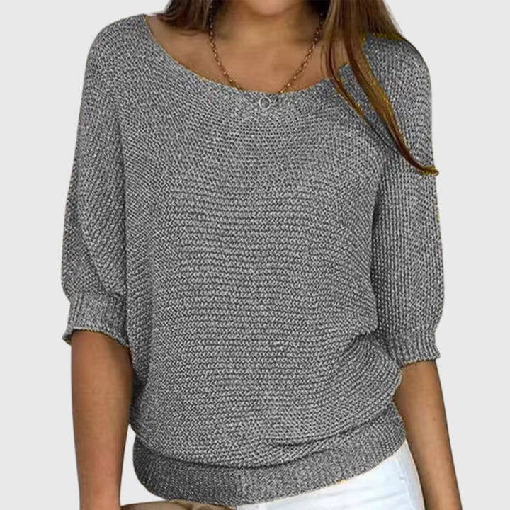 Marjory | Batwing Fine Knit Sweater