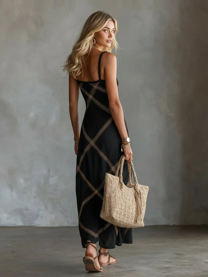 Neyra | Sleeveless Boho Maxi Dress