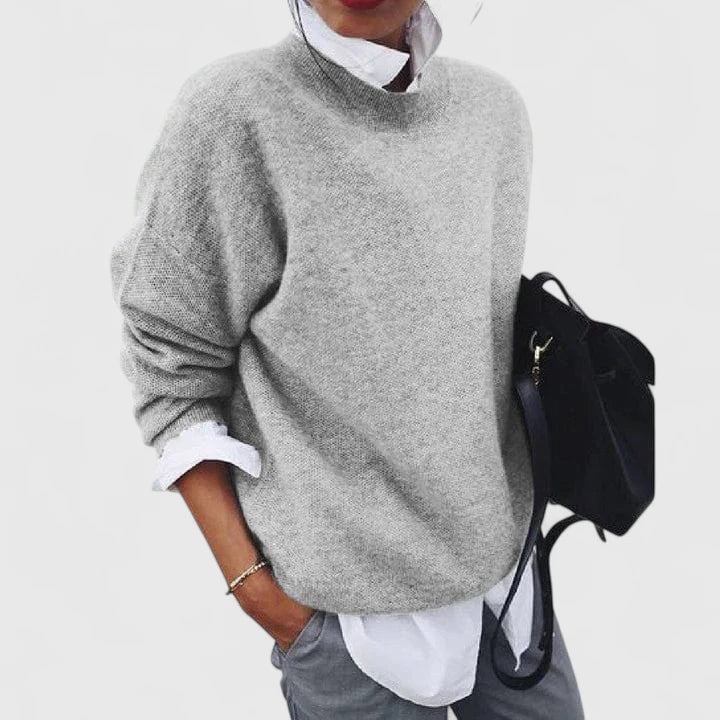 Rhian | Soft Crew Knit Sweater
