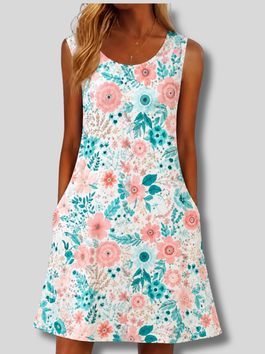 Donna™ | Sleeveless A-line Mini Dress