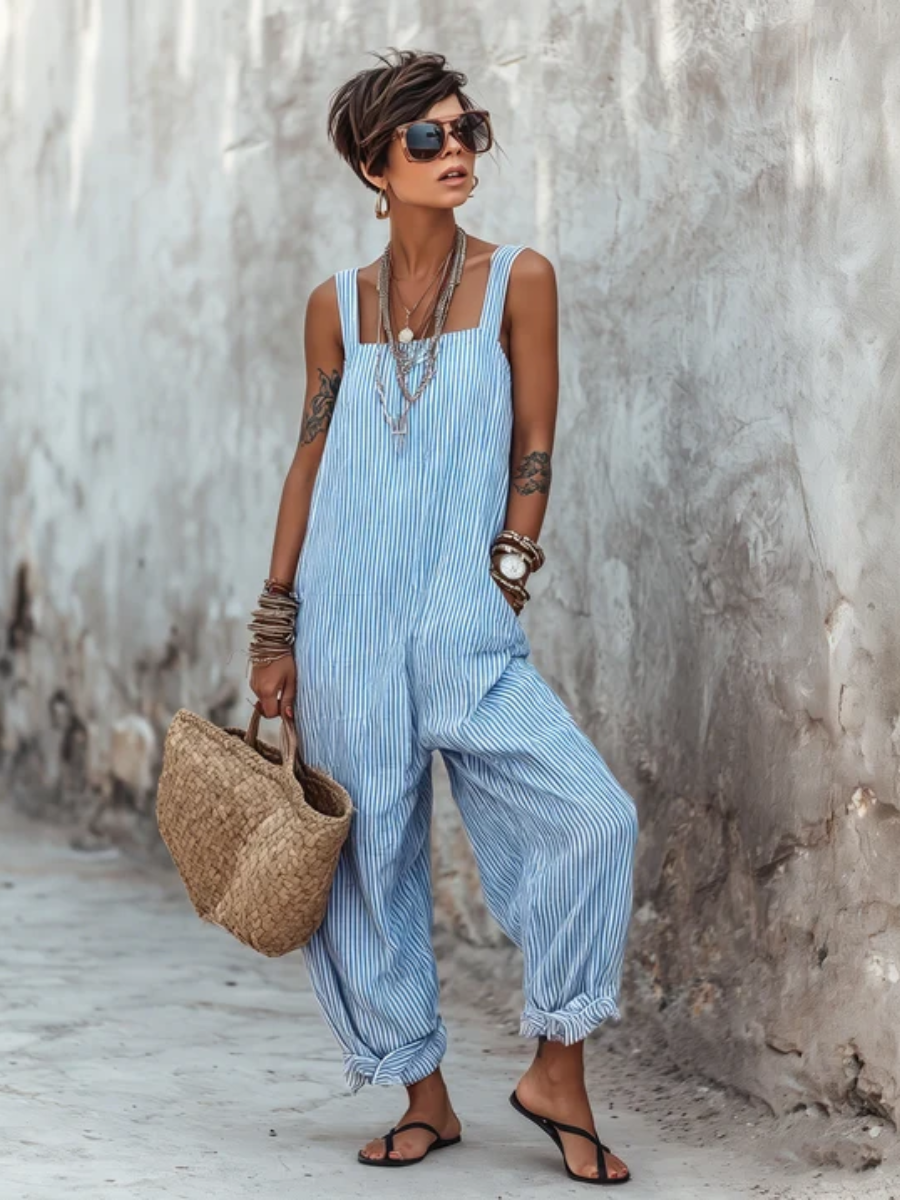 Valencia™ | Comfortable Casual Summer Pocket Jumpsuit