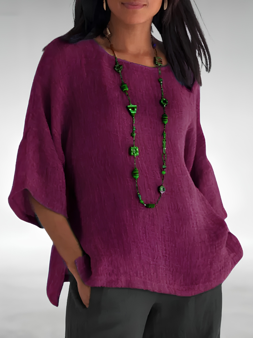 Corina™ | Casual Circular-neck Warm Top
