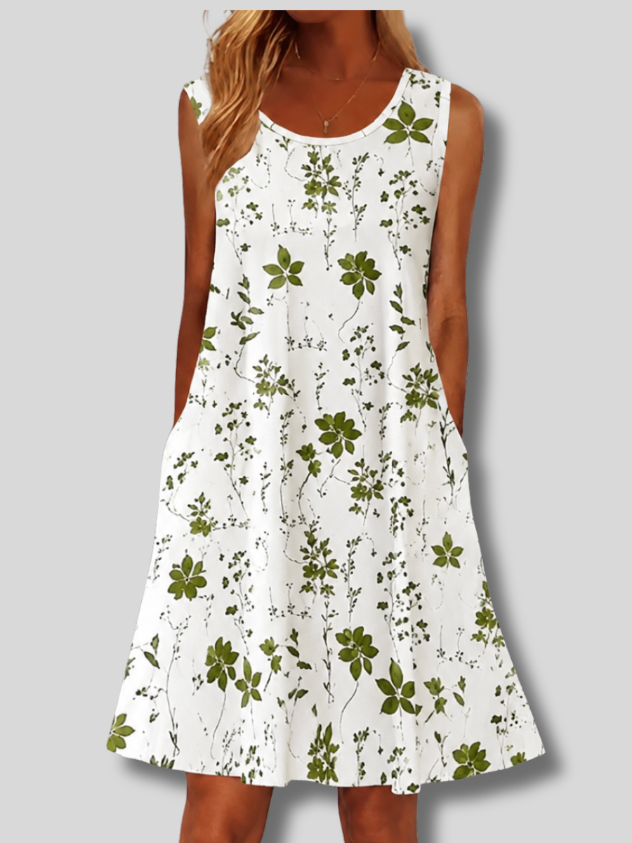 Carissa™ | Sleeveless A-line Mini Dress