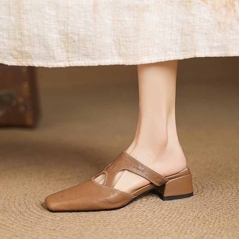 Wynne | Block-Heel Mules