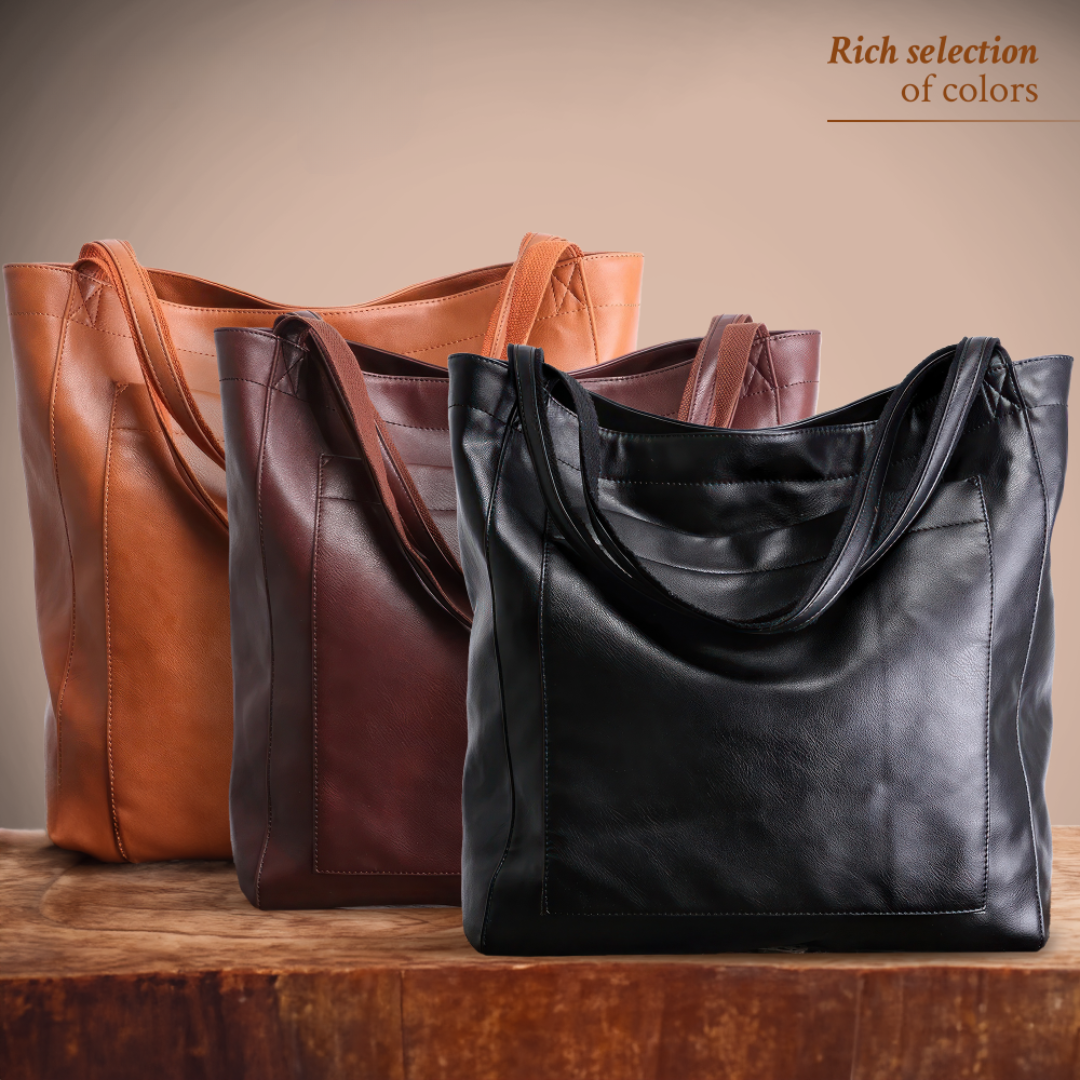 Lorena's Contemporary Elegance | Trendy Leather Handbag
