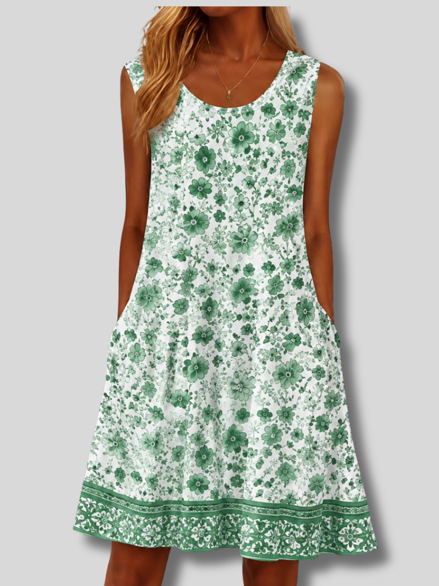 Clarice™ | Sleeveless A-line Mini Dress