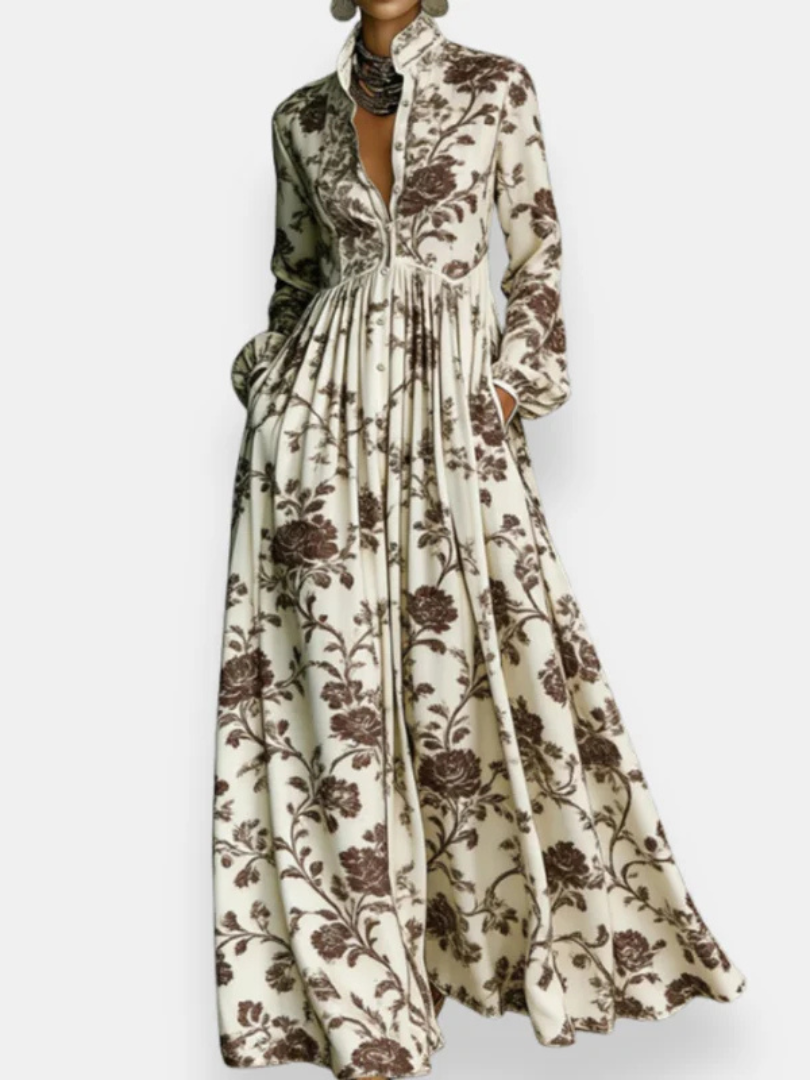 Fiorina™ | Floral Printed Shirt Dress