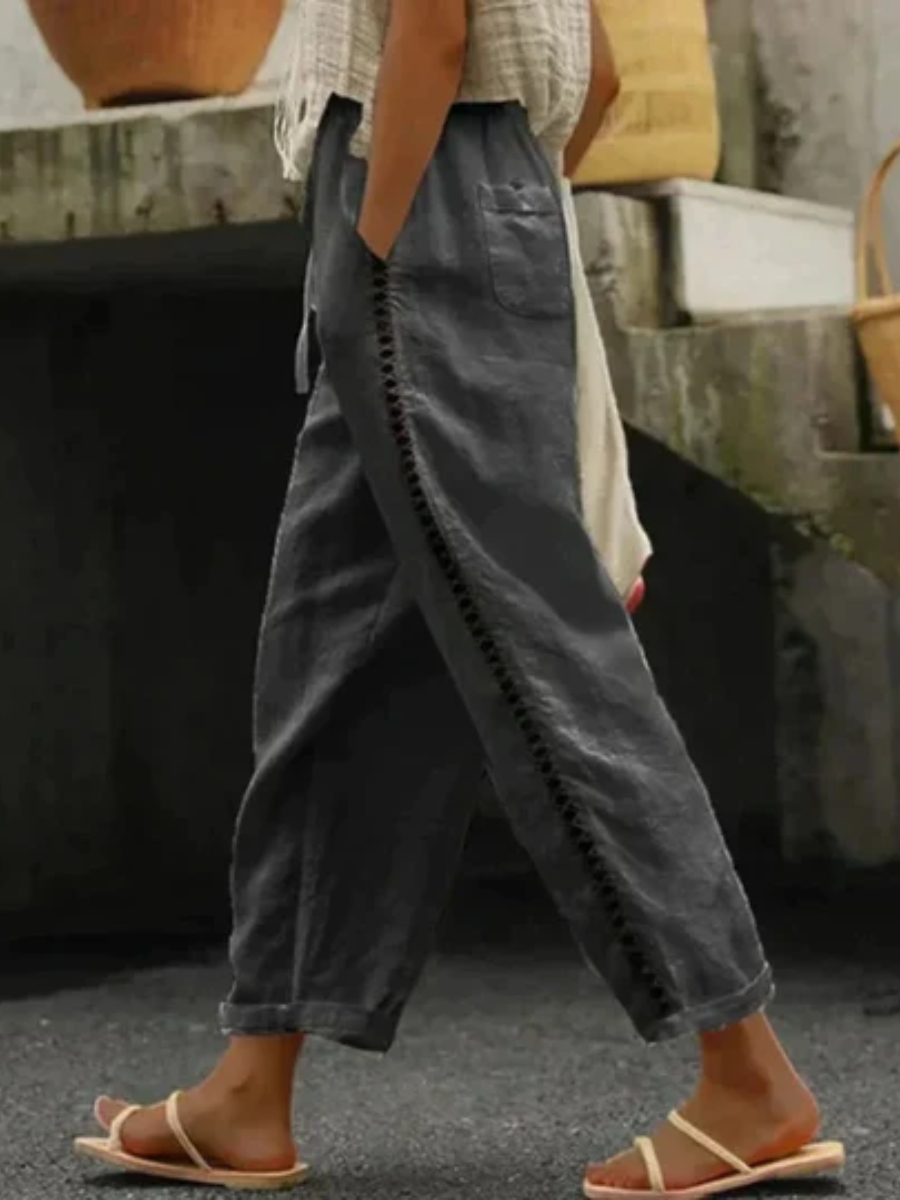 Abby | High-Waisted Tapered Trousers