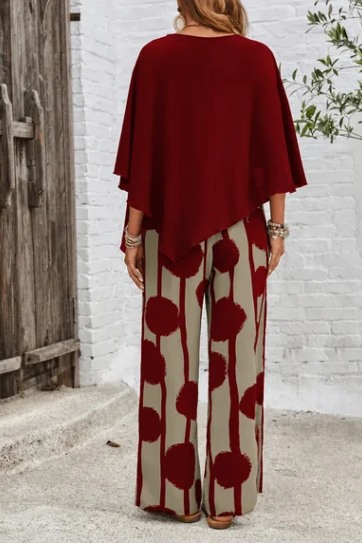 Karen™ |  Comfortable Elastic Waist Two-Piece Set