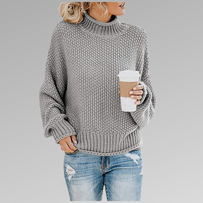 Sian | Chunky Mock-Neck Sweater