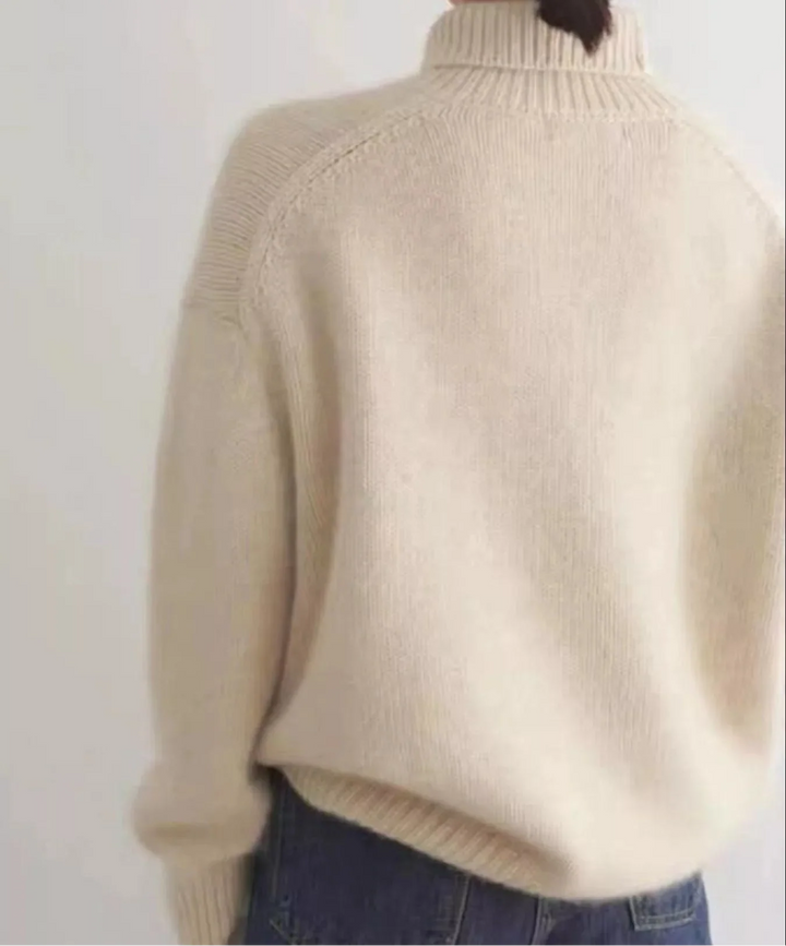 Cordelia | Turtleneck Dropped Shoulder Sweater