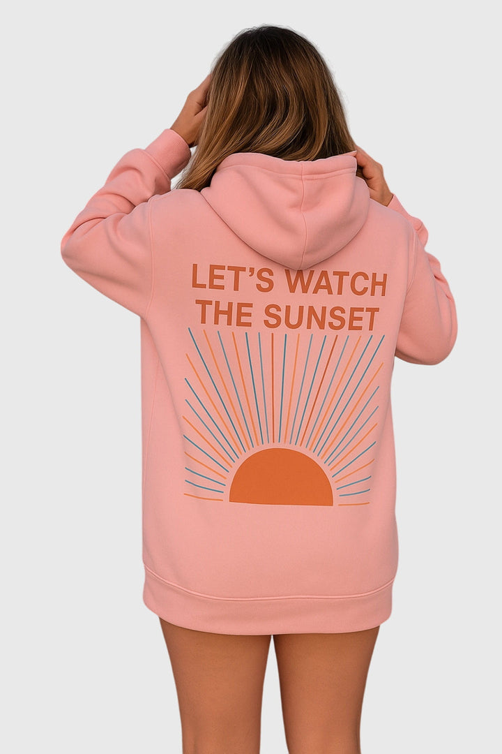 Roisin | Sunset Print Hoodie