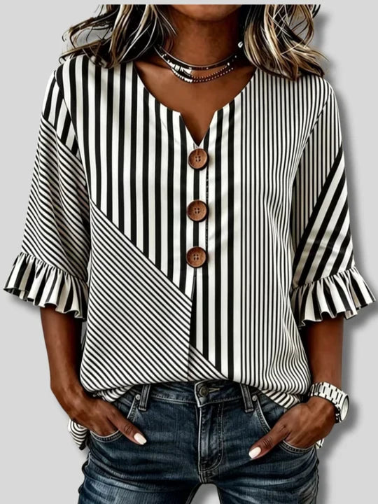 Dahliana™ | Casual Everyday Embroidered Blouse