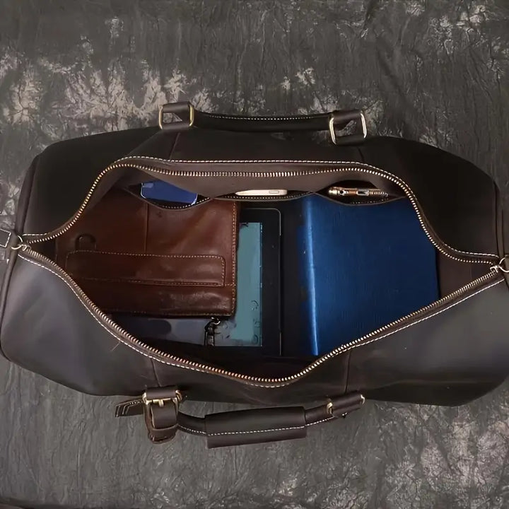 Joseph - Spacious Leather Travel Duffel