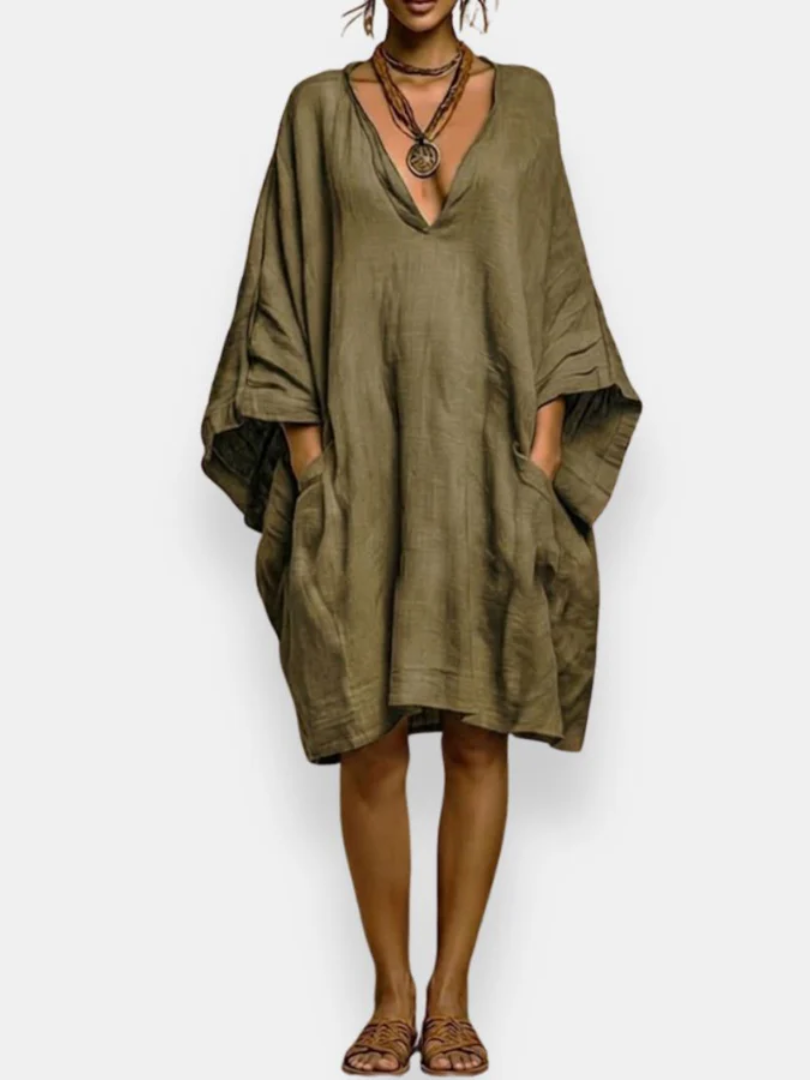 Dariane™ | Oversized Low-Cut Dress