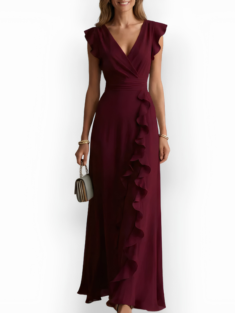 Emberly™ | Ruffled Formal Dress
